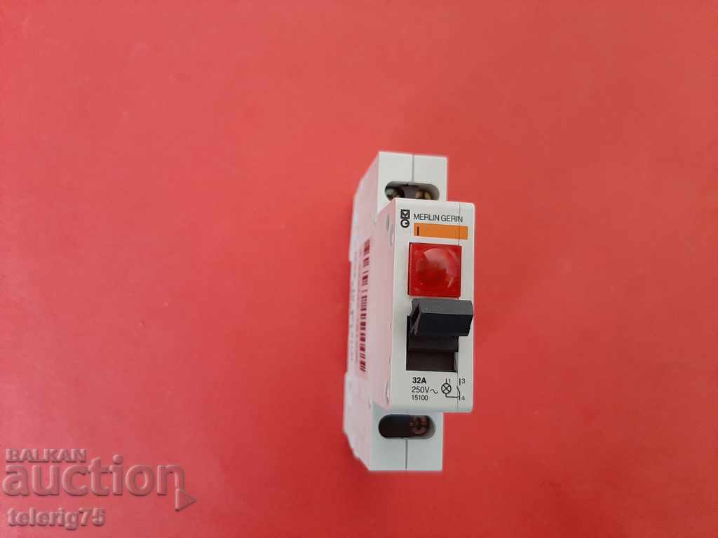Merlin Gerin Wrench Switch Worm Indicator Lamp, 32A, 15100