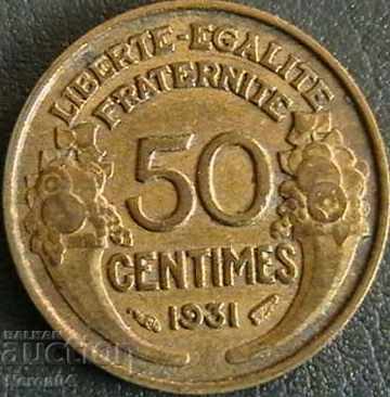 50 εκατοστά 1931, Γαλλία