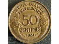 50 сантима 1931, Франция