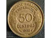 50 εκατοστά 1932, Γαλλία