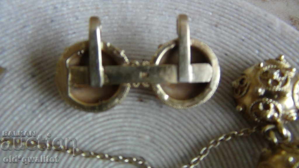 Auction Bracelet, old handmade silver with gilding, unique Auction Bracelet, old handmade silver with gilding, unique