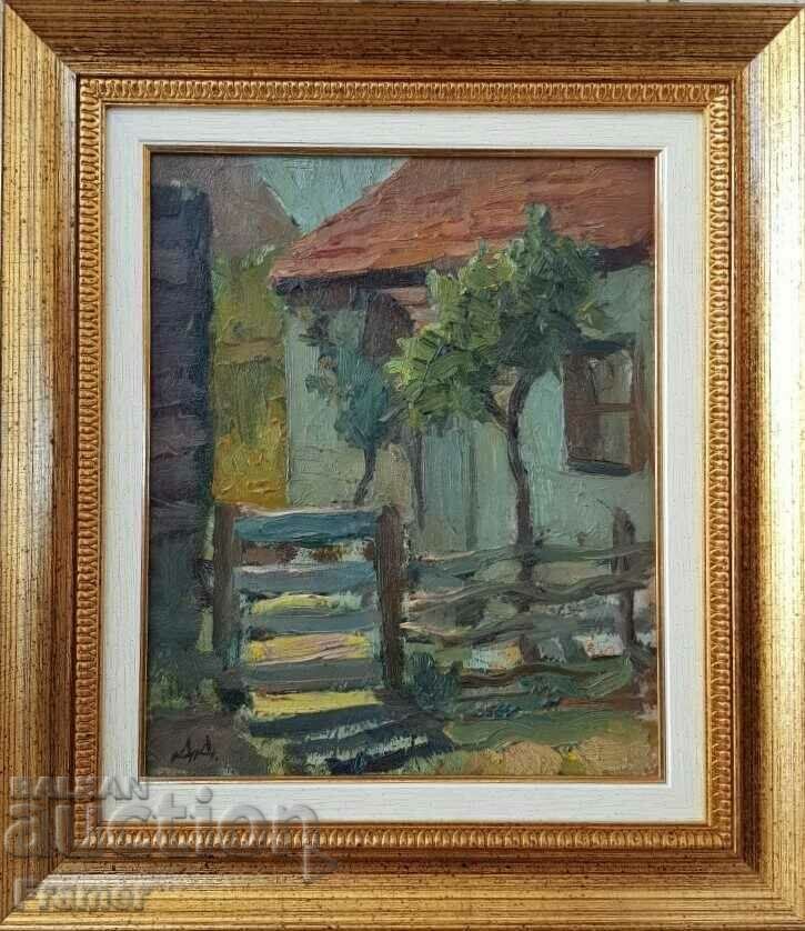 Danail Decev 1891-1962 Sozopol ulei pe pânză Certificat