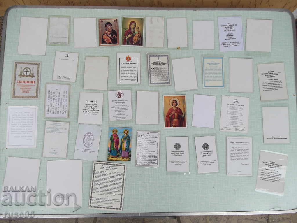 Lot of 39 pcs. church cards - 6 Lot of 39 pcs. church cards - 6
