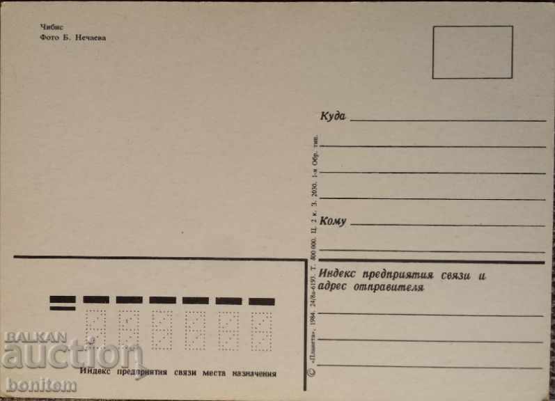 Birds card: Calugerica with price 1.90 BGN | € 0.97 Birds card: Calugerica with price 1.90 BGN | € 0.97