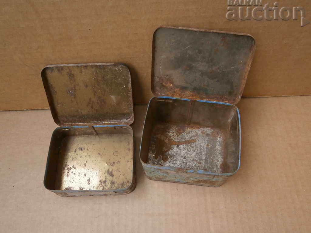 πολλά παλιά κουτιά από κασσίτερο με τιμή 15.00 BGN | € 7.67 πολλά παλιά κουτιά από κασσίτερο με τιμή 15.00 BGN | € 7.67