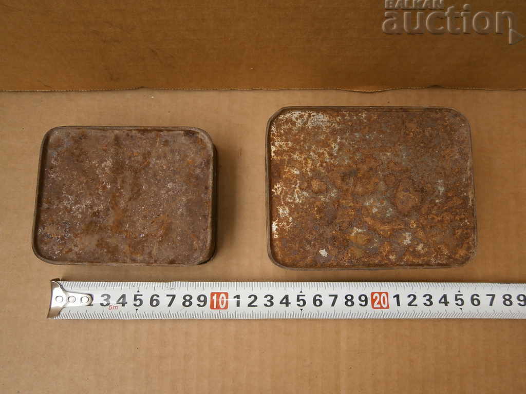 πολλά παλιά κουτιά από κασσίτερο - 6 πολλά παλιά κουτιά από κασσίτερο - 6