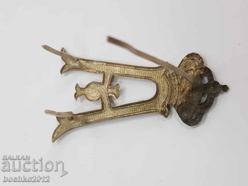 Delivery of Rare princely monogram of Alexander I - silver-plated