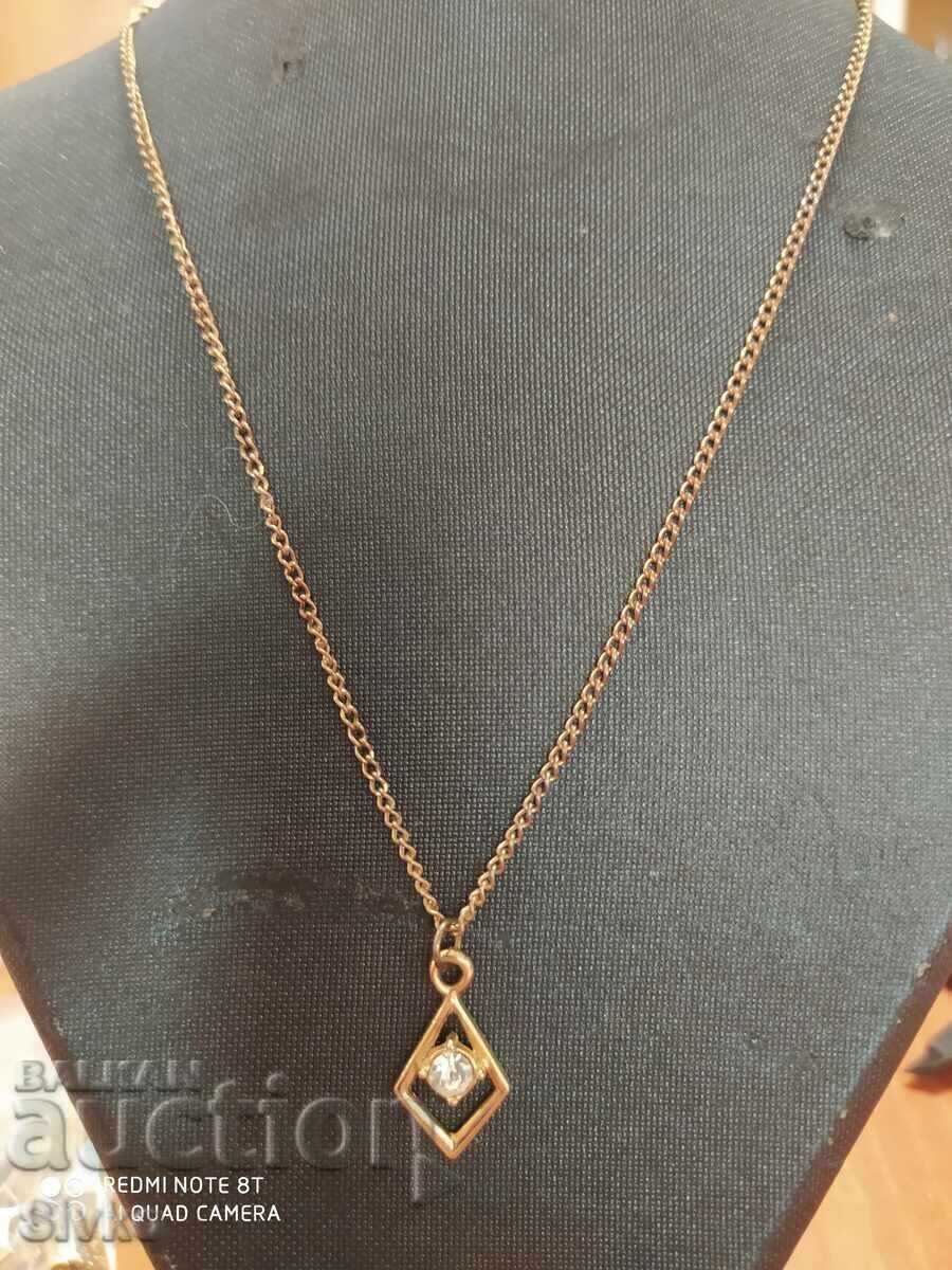 Necklace new gold-plated zircon 7 with price 1.99 BGN | € 1.02 Necklace new gold-plated zircon 7 with price 1.99 BGN | € 1.02