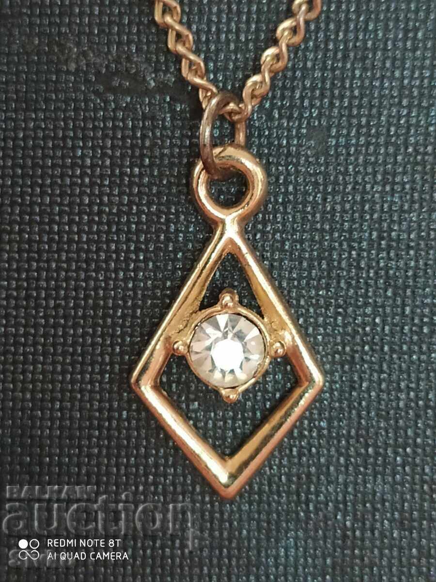 Necklace new gold-plated zircon 7 Necklace new gold-plated zircon 7