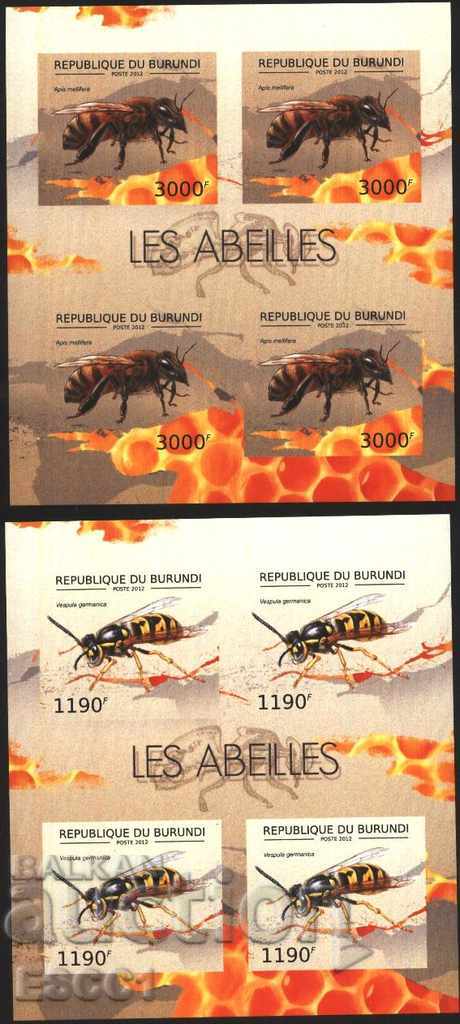 Auction Pure Blocks Perforated Bee Fauna 2012 from Burundi Auction Pure Blocks Perforated Bee Fauna 2012 from Burundi