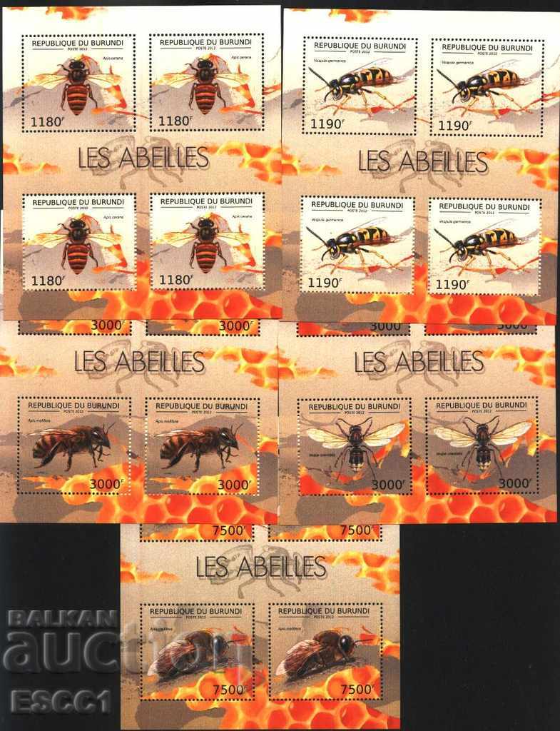 Pure Blocks Εντόμων Μέλισσες Fauna 2012 από το Μπουρούντι