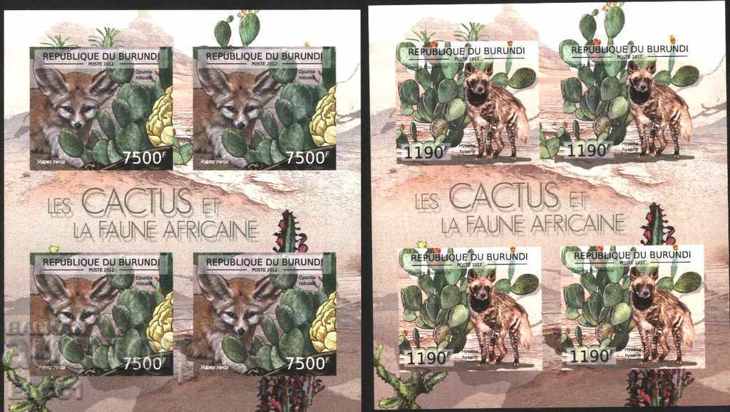 Pure Blocks Perforated Fauna and Cactus 2012 Burundi with price 90.00 BGN | € 46.02 Pure Blocks Perforated Fauna and Cactus 2012 Burundi with price 90.00 BGN | € 46.02