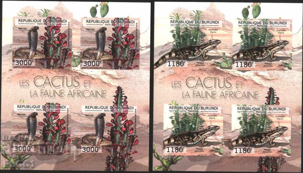 Auction Pure Blocks Perforated Fauna and Cactus 2012 Burundi Auction Pure Blocks Perforated Fauna and Cactus 2012 Burundi