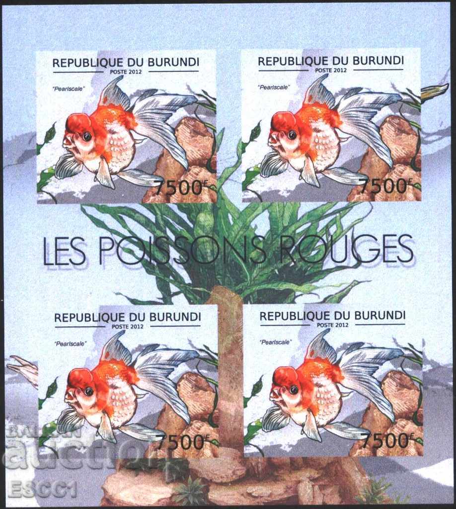 Delivery of Pure Unperforated Blocks Fish Fauna 2012 Burundi