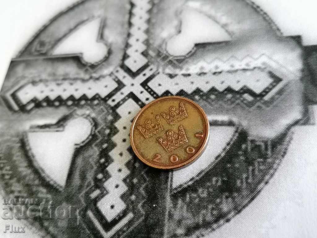 Coin - Sweden - 50 ore 2001 with price 1.00 BGN | € 0.51 Coin - Sweden - 50 ore 2001 with price 1.00 BGN | € 0.51