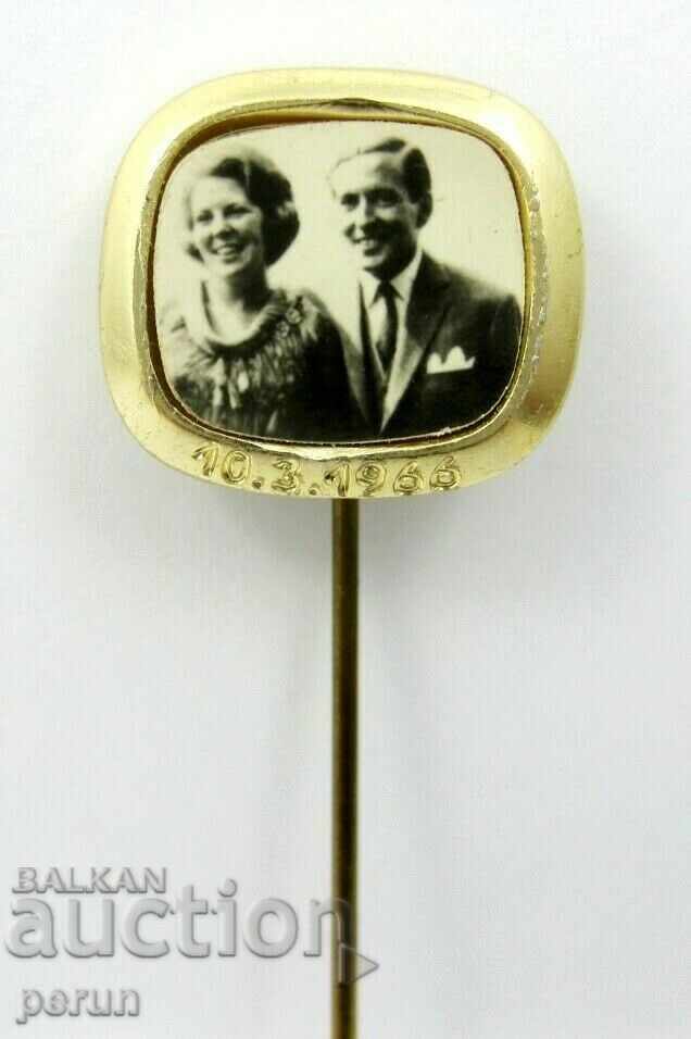 Delivery of The Wedding of Princess Beatrix of the Netherlands, 1966 - Rare sign