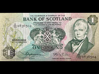 Scotland Bank of Scotland 1 Pound 1979 Pick 336 Ref 6504