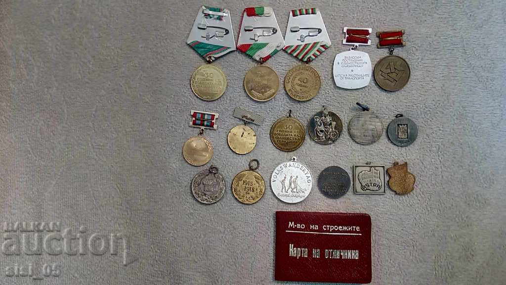 Lot 18 pcs. order, medal, badge of orders, medals - 5 Lot 18 pcs. order, medal, badge of orders, medals - 5