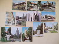 Lot de 12 buc. cărți poștale "Bansko" *
