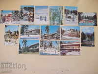 Lot of 14 pcs. Borovets postcards *