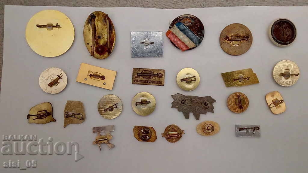 Lot 24 buc. pin, ordine, medalie, ecuson, comenzi, medalii, ecusoane - 6