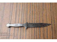 стар старинен Български Възрожденски ергенски нож кама