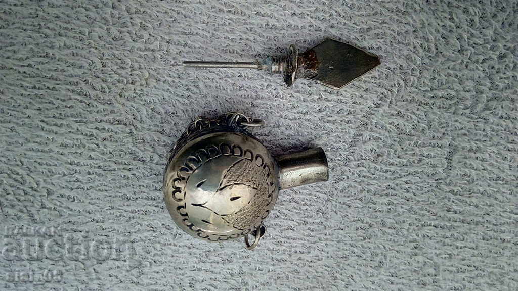 Ottoman, Turkish perfume bottle, bottle with sachan ornaments - 5 Ottoman, Turkish perfume bottle, bottle with sachan ornaments - 5