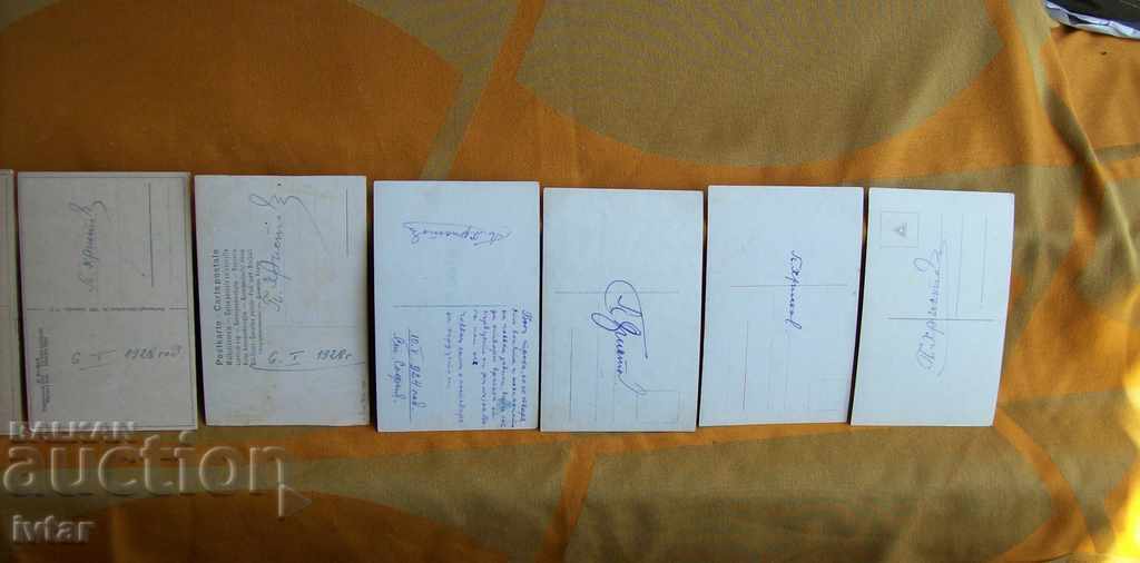 Лот стари чуждестранни пощенски картички - 4 - 6