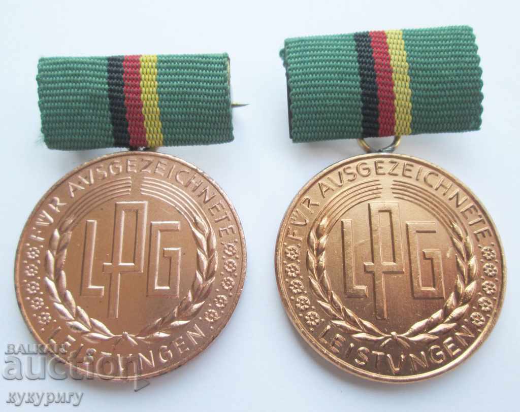 Lot of 6 different old Sots medals GDR East Germany - 7 Lot of 6 different old Sots medals GDR East Germany - 7