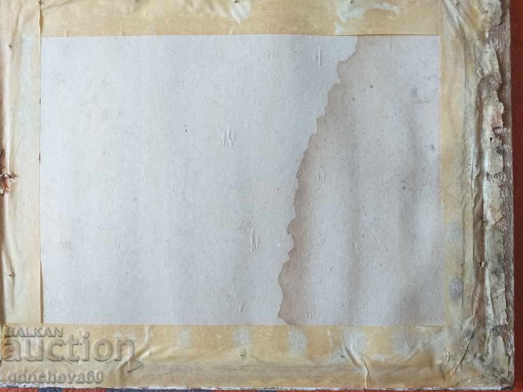 Συγγραφέας ζωγραφικής Yanko Penev "Nymph" 1997/ακουαρέλα - 5