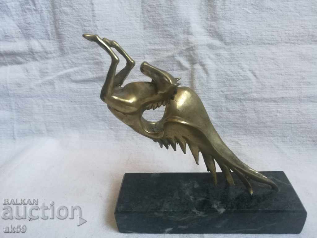 Auction Small plastic - "Pegasus" - bronze. Auction Small plastic - "Pegasus" - bronze.