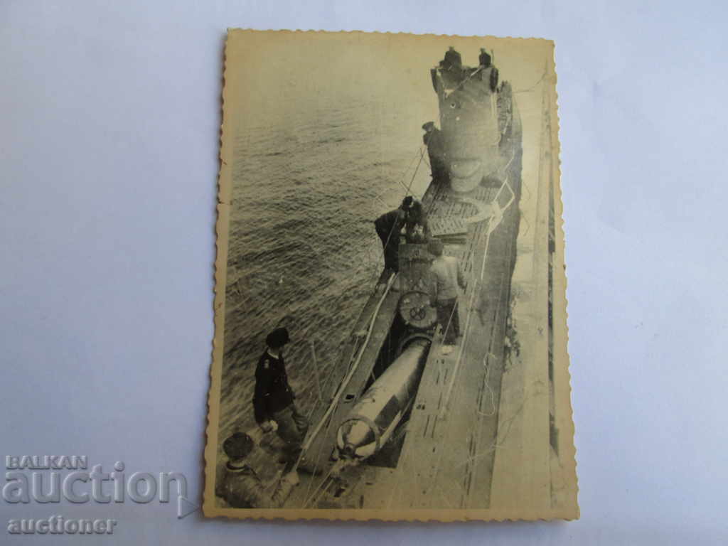 OLD PHOTOGRAPHY REICH-2powered submarine with price 30.00 BGN | € 15.34