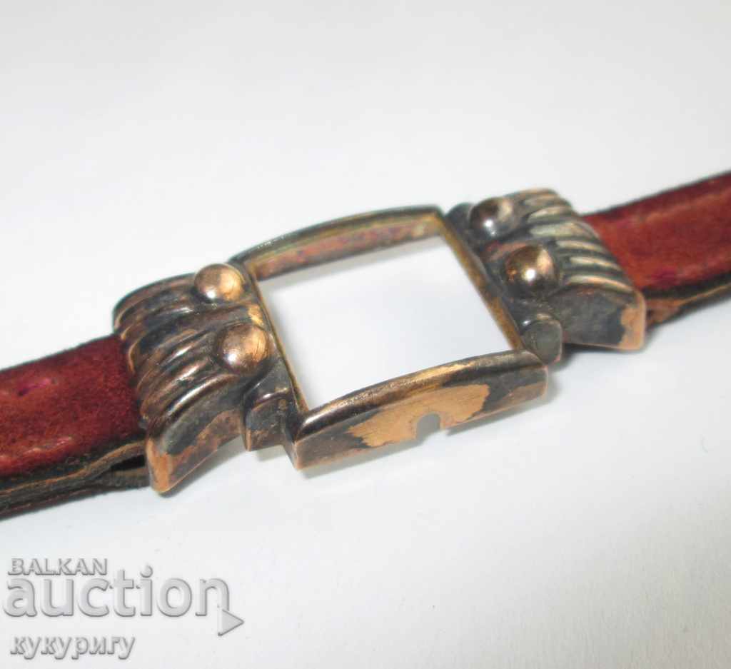 Auction Old strap and silver lid women's wristwatch ART DECO Auction Old strap and silver lid women's wristwatch ART DECO