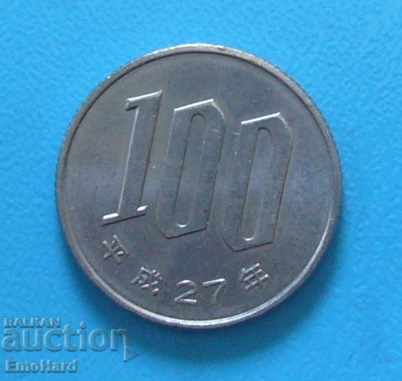 Япония 100 йени 2016