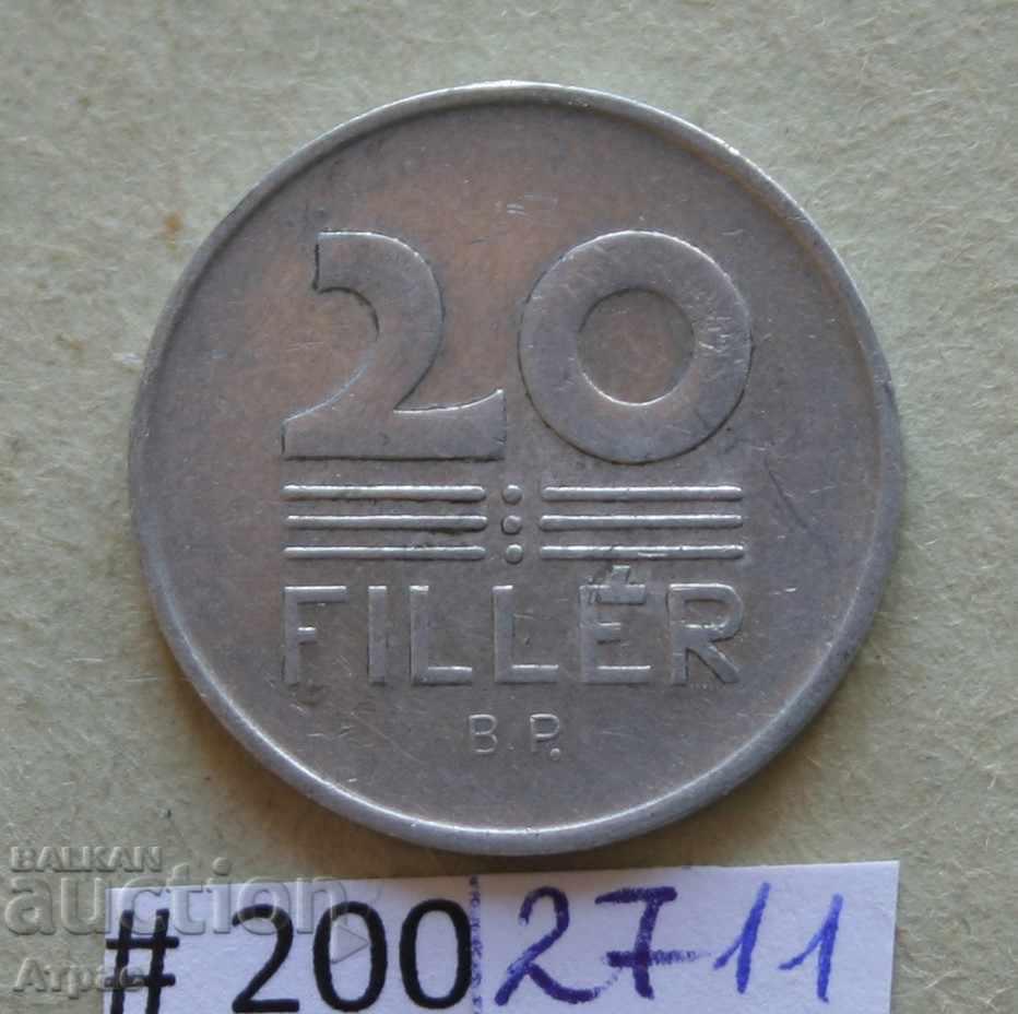 20 filler 1964 Hungary