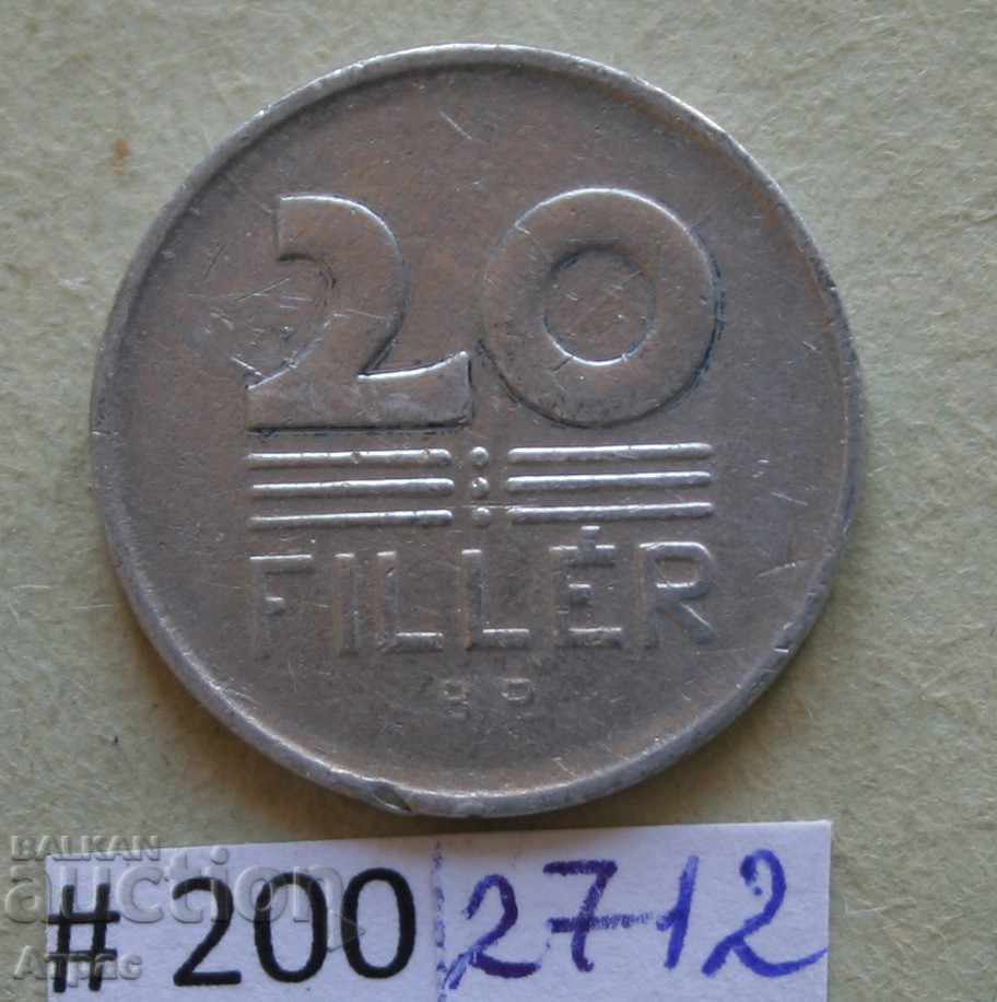 20 филер 1959  Унгария