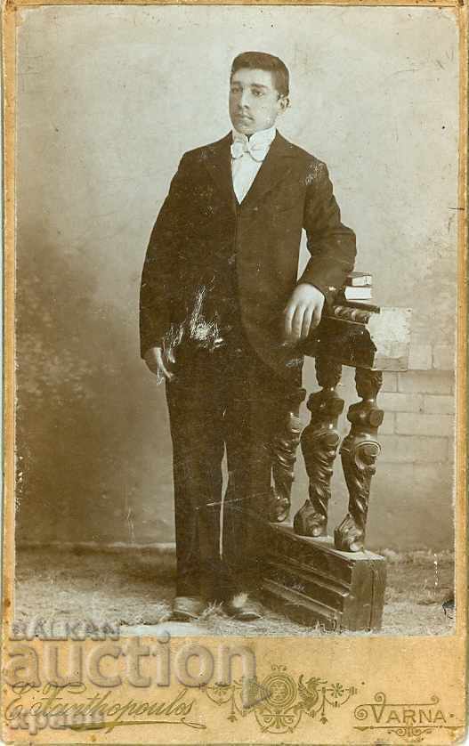 FOTO VECHE - CARTON - XANTHOPOULOS - VARNA - M0110 FOTO VECHE - CARTON - XANTHOPOULOS - VARNA - M0110