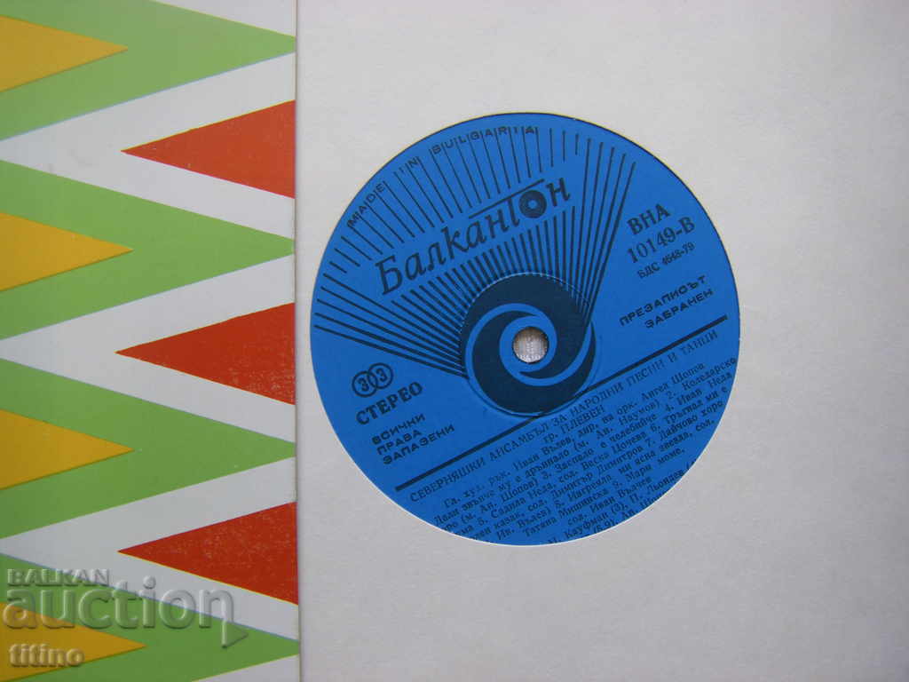 Licitație VNA 10149 - Ansamblu folcloric Severnyashki pentru cântece și dansuri populare