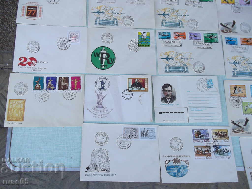 Delivery of Lot of 23 pcs. mailing envelope