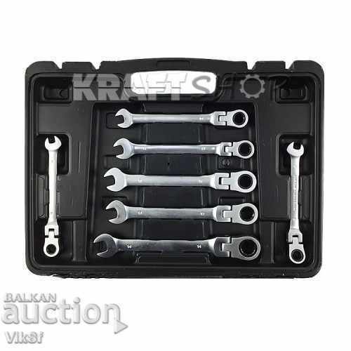 KraftRoyal Star Wrenches 6mm to 32mm (Aluminum Suitcase) - 6 KraftRoyal Star Wrenches 6mm to 32mm (Aluminum Suitcase) - 6