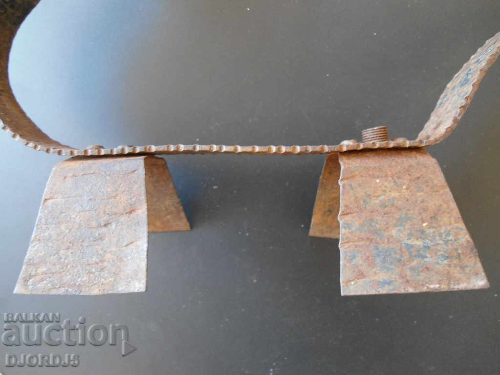 Old forged metal candlestick - 6 Old forged metal candlestick - 6