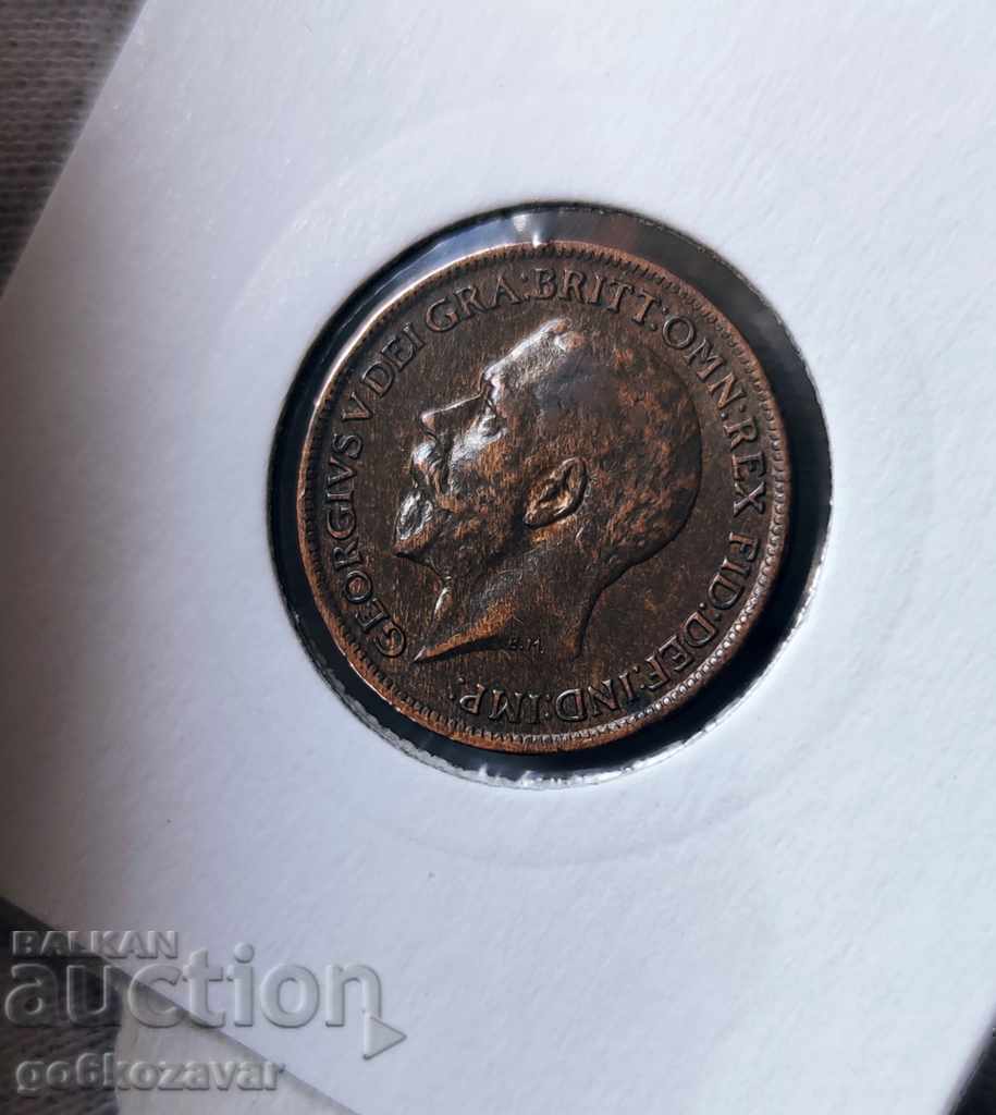 Auction  Great Britain 1 farthing 1918