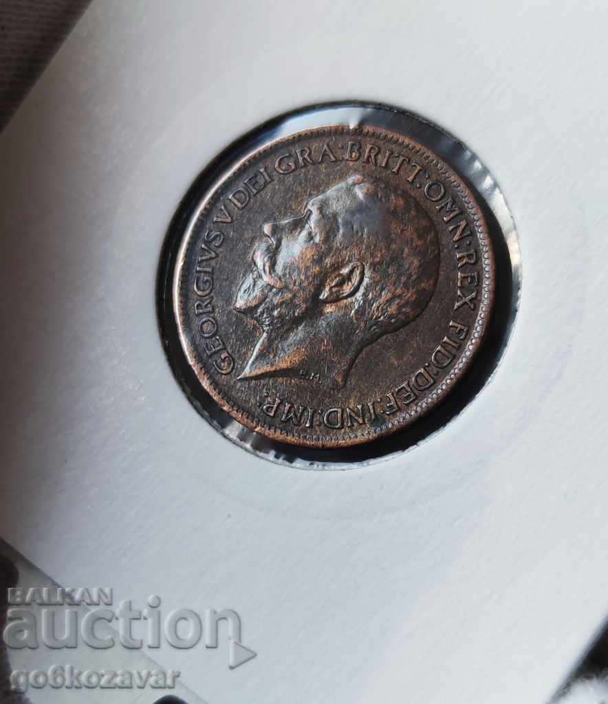 Delivery of Great Britain 1 farthing 1918