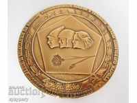 Russian Soc honorary medal medal plaque