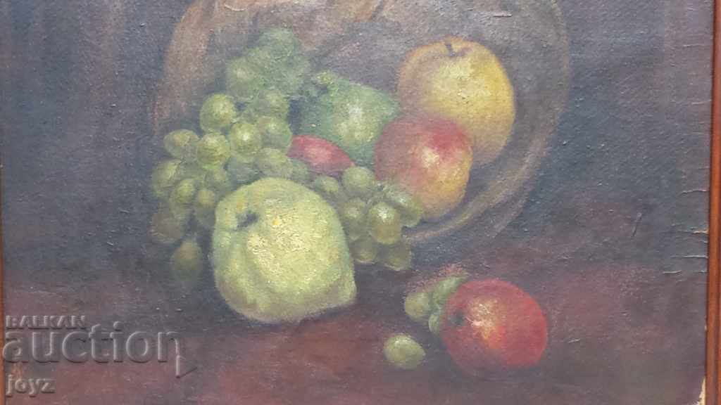 Delivery of OLD STILL LIFE PAINTING (oil paints) 57 g. / unknown AUTHOR