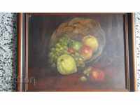 OLD PAINTING Still Life (Oils) 57 yrs. THE AUTHOR