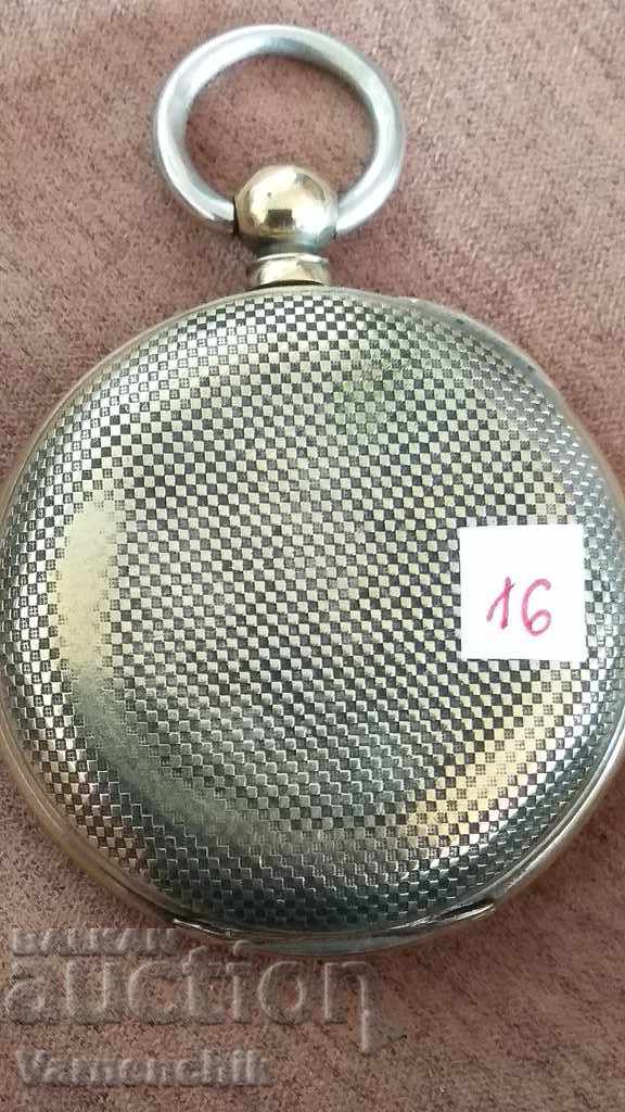 Auction Pocket watch SILVER 2 lids Works perfectly Auction Pocket watch SILVER 2 lids Works perfectly