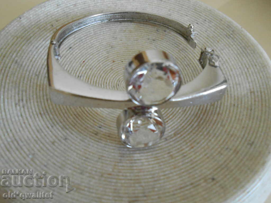 Very old Bracelet, SILVER and Mountain Crystal - 6 Very old Bracelet, SILVER and Mountain Crystal - 6