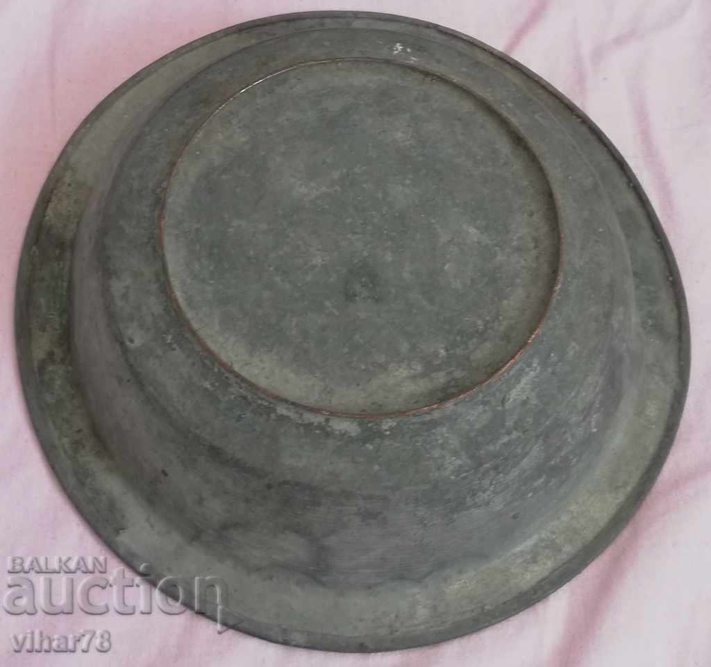 old copper plate with seal - 5