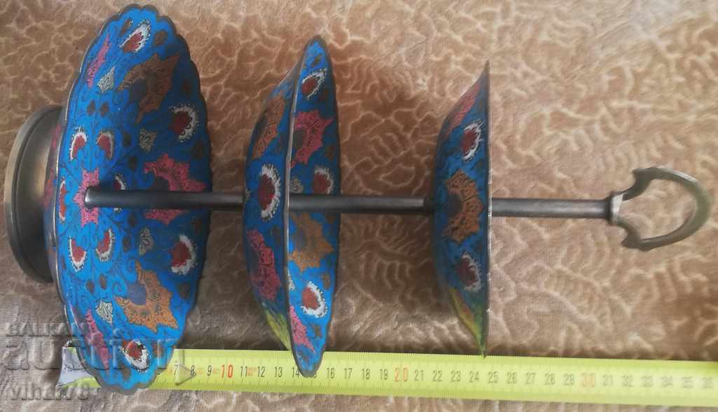 παλιό πολύ όμορφο χάλκινο περίπτερο για γλυκά, cupcakes και άλλα. - 5 παλιό πολύ όμορφο χάλκινο περίπτερο για γλυκά, cupcakes και άλλα. - 5